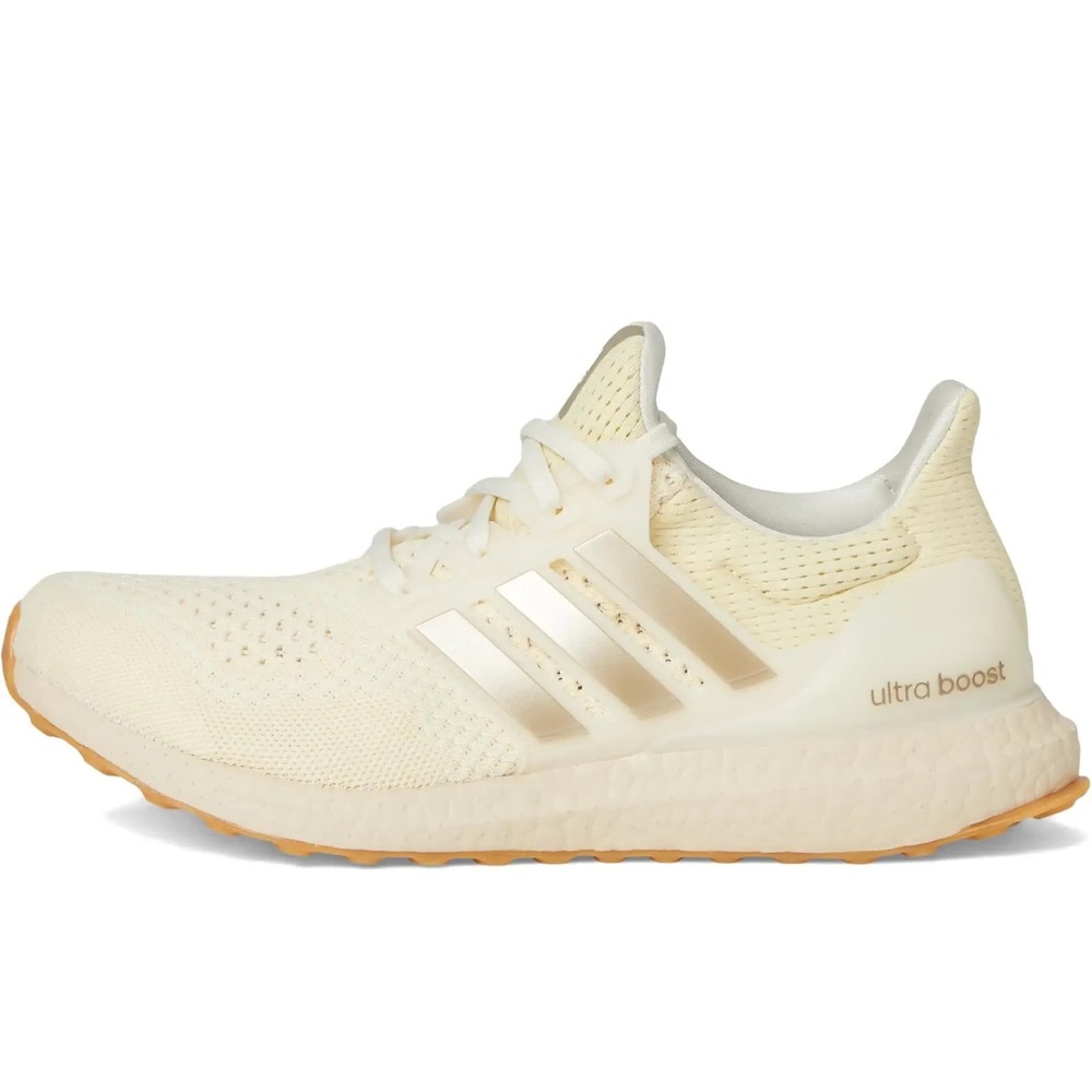 Womens Size 10.5- adidas UltraBoost 1.0 Warm Vanilla Cyber Metallic Shoes JS1265